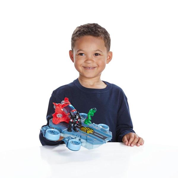Playskool Heróis Heliccarrier 4 em 1 - Hasbro Imagem de Playskool Heróis Heliccarrier 4 em 1 - Hasbro
