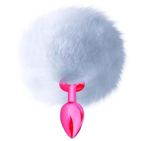 Imagem de Plug 4nal vermelho com r4bo pompom creme hard