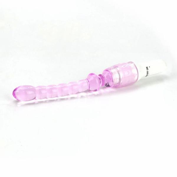 Imagem de Plug Anal Com Vibrador Estimulador Jelly 17cm Escalonado - Sexy Import  Sex Shop Produtos Adulto