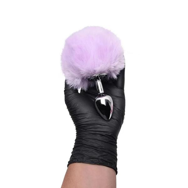 plug anal de coelho Comprar Plug Anal Médio PomPom com Rabo de Coelho