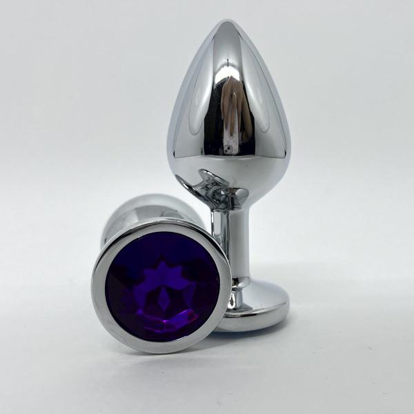Plug Anal Mdio Joia Ao Inox Azul Masculino Feminino Sortido - Plug Sexual  - Magazine Utivirtual