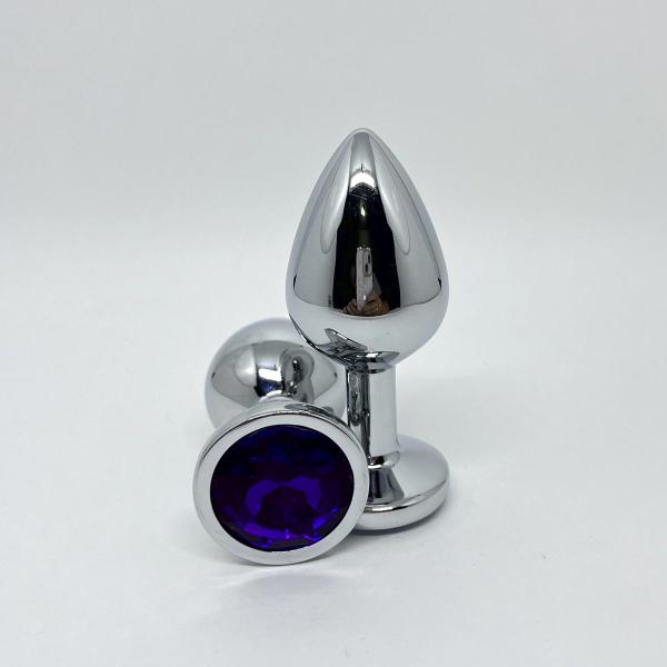 Plug Anal Mdio Joia Ao Inox Azul Masculino Feminino Sortido - Plug Sexual  - Magazine Utivirtual