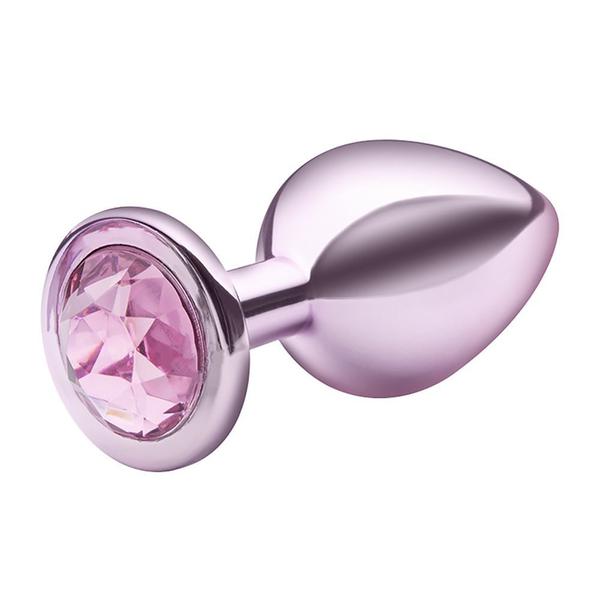 Imagem de Plug Anal Médio Lite Plug com Joia - Rosa