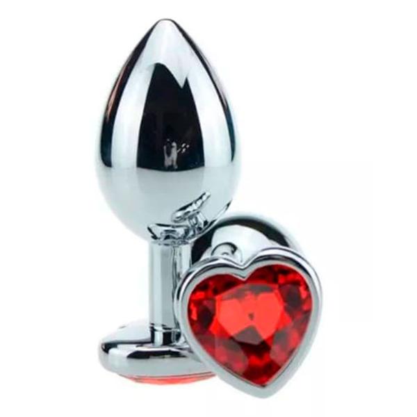Plug Anal P com joia em Ao Dilatador Feminino Masculino - Plug Sexual -  Magazine Doseulu