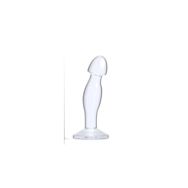 Plug Anal Transparente 16cm Flawless Clear - Lovetoy Imagem de Plug Anal Transparente 16cm Flawless Clear - Lovetoy