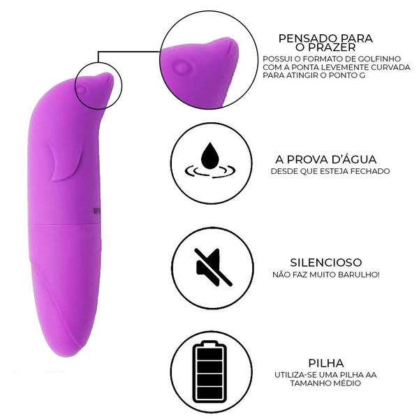 Imagem de Plug Anal + Vibro Bullet + Vibrador Feminino Ponto G + Egg