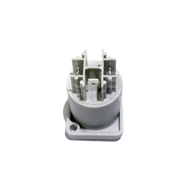 Imagem de Plug conector powercon femea branco