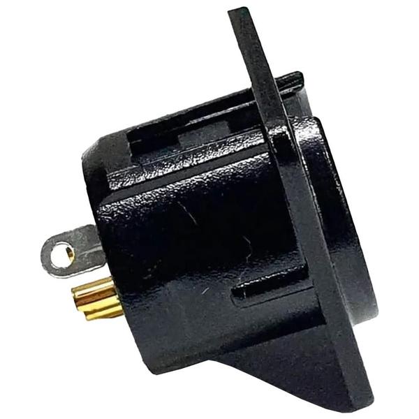 Imagem de Plug Conector Santo Angelo XLR Macho Painel P3MOP0