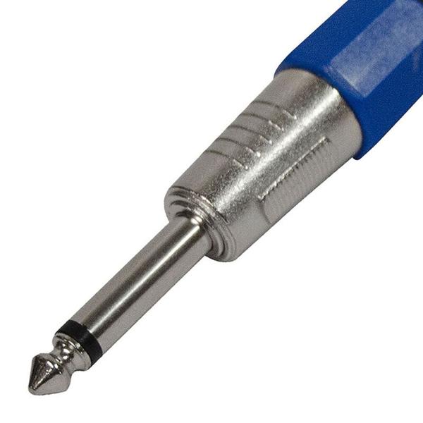 Imagem de Plug P10 Mono Metal com Corpo Plastico AZUL