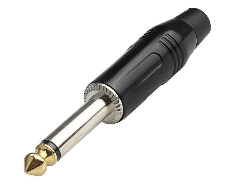 Imagem de Plug p10 mono metalico preto pro 13324 tblack