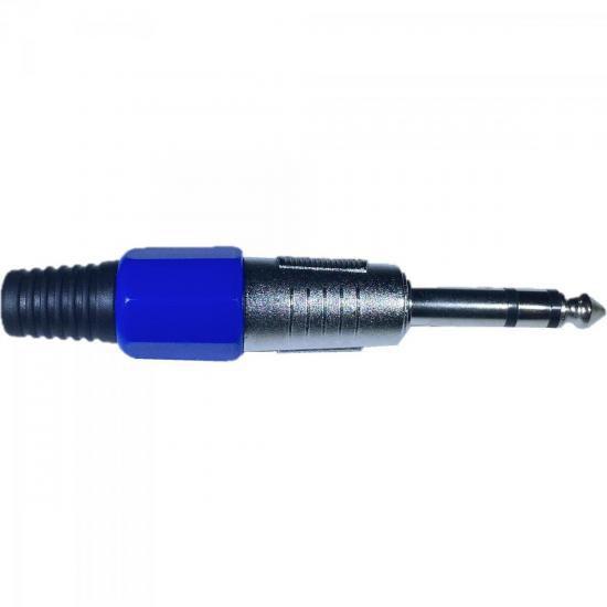 Imagem de Plug P10 Stereo Plástico Azul PGPZ0015 Storm - PCT / 5