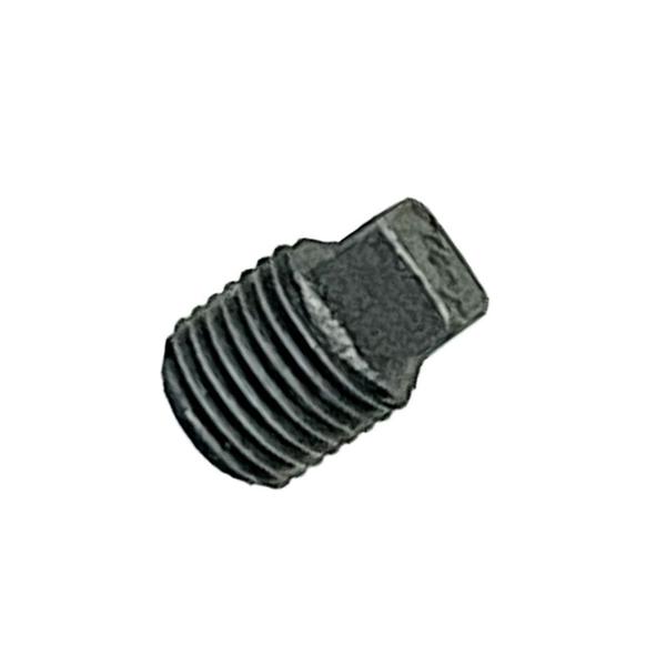 Imagem de Plug para Gás Tupy Maleável Preto 1/4 NPT 150 LBS Média Pressão