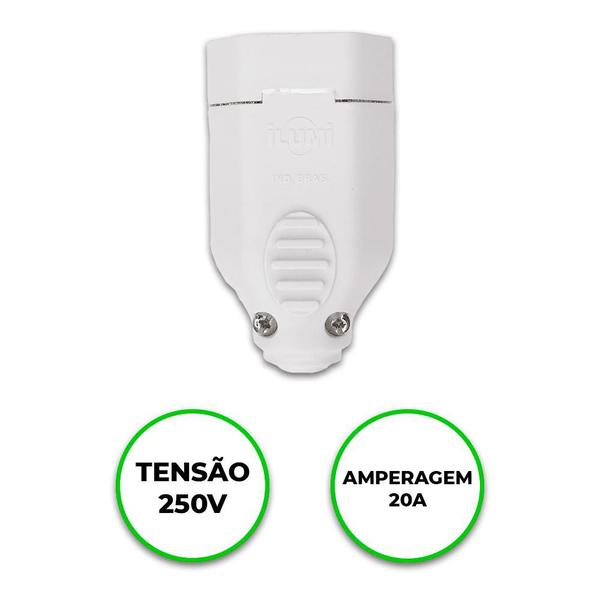 Imagem de plug Pino femea 2P+T 250v 20a Ilumi