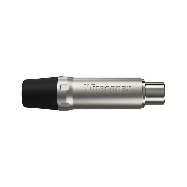 Imagem de Plug Rca Fêmea Nickel Plt Wc 1222 Fl Bk Ni Wireconex 10 Unidades F108