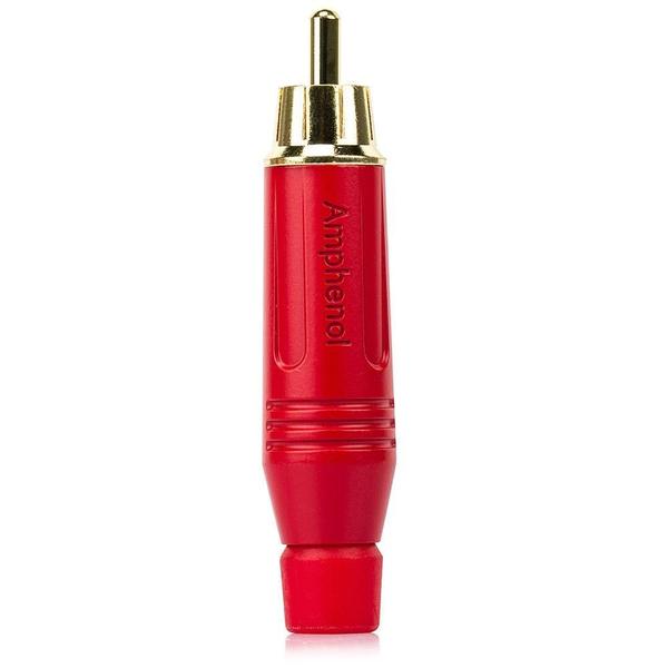 Imagem de Plug Rca Macho Acpr-Red, Amphenol - Vermelho