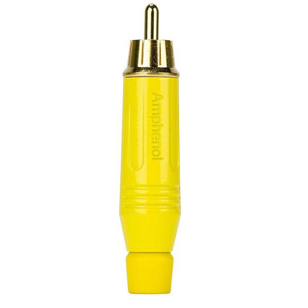 Imagem de Plug RCA Macho ACPR-YEL, Amarelo - Amphenol