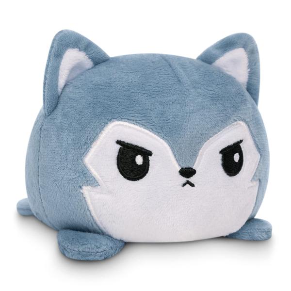 Imagem de Plushie TeeTurtle Reversível Wolf Fuzzy Grey 10 cm