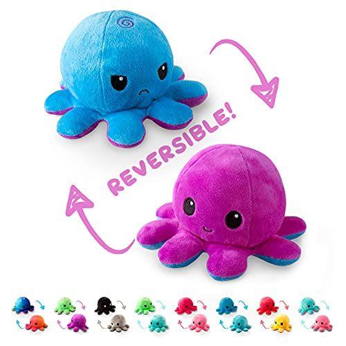 Imagem de Plushie TeeTurtle The Original Reversível Octopus Black Rainbow