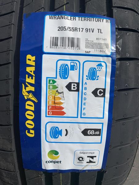 Imagem de Pneu 205/55r17 91v wrangler territory ht goodyear