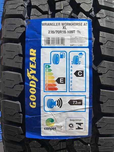 Imagem de Pneu 235/70r16 109t wrangler workhorse at goodyear