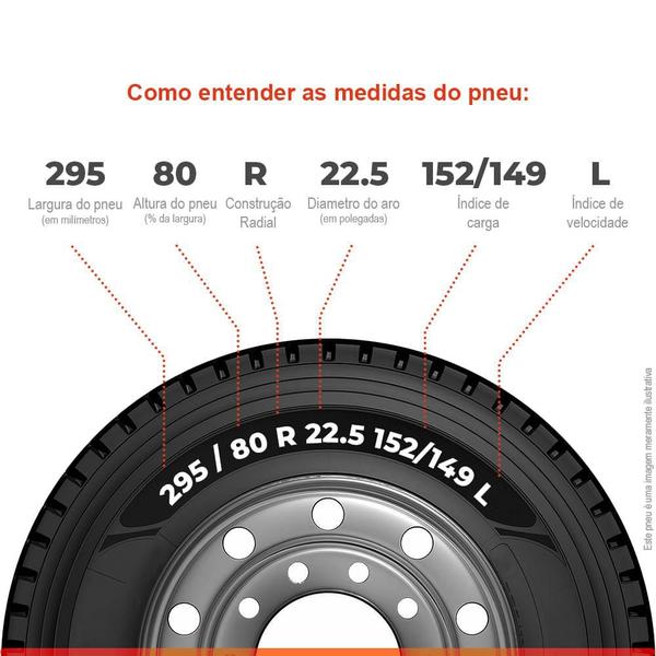 Imagem de Pneu 295/80R22.5 XBRI 152/149L 18PR TL Forza Plus F1