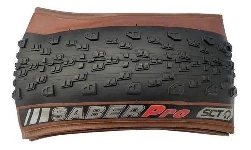 Imagem de Pneu 29x2.40 kenda saber pro kevlar tubeless preto bege