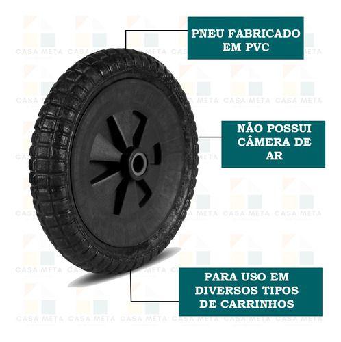 Imagem de Pneu 325x65 Carrinho De Mão Sem Câmara Resistente - 3 Peças