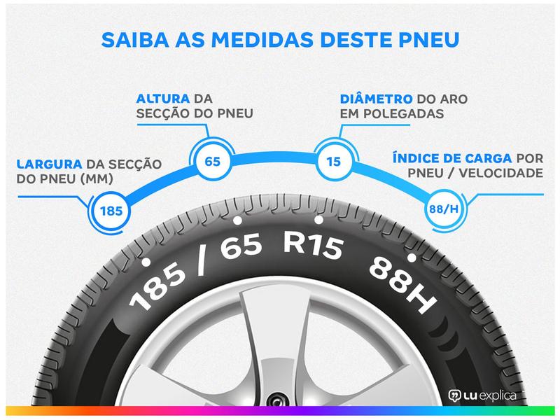 Imagem de Pneu Aro 15” 185/65R15 88H XBRI PCR FASTWAY P7