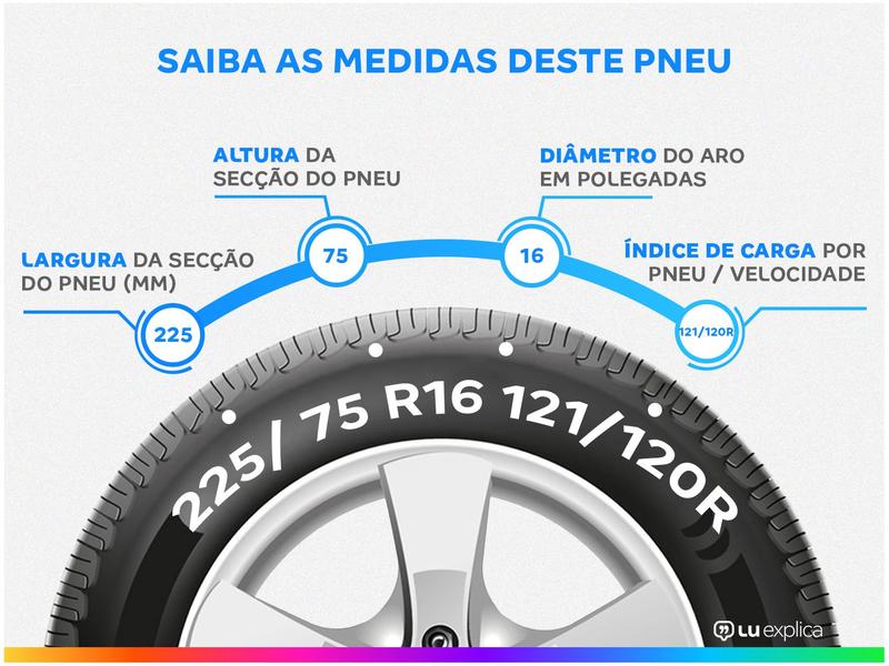 Imagem de Pneu Aro 16” 225/75R16C Firestone 121/120R