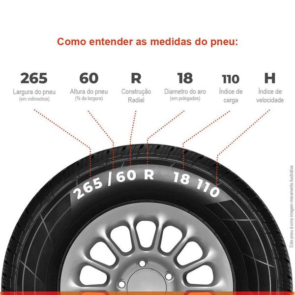 Imagem de Pneu Aro 18 265/60R18 Aderenza Endurance H/T D2 110H