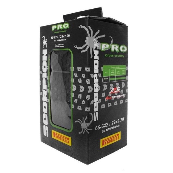 Imagem de Pneu aro 29 x 2.20 bike MTB Pirelli Scorpion Pro Kevlar