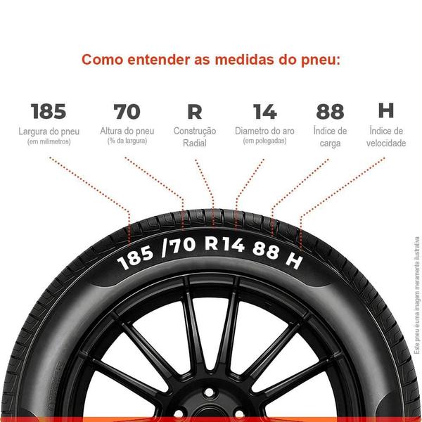 Imagem de Pneu Continental Aro 14 185/70r14 88h Powercontact 2