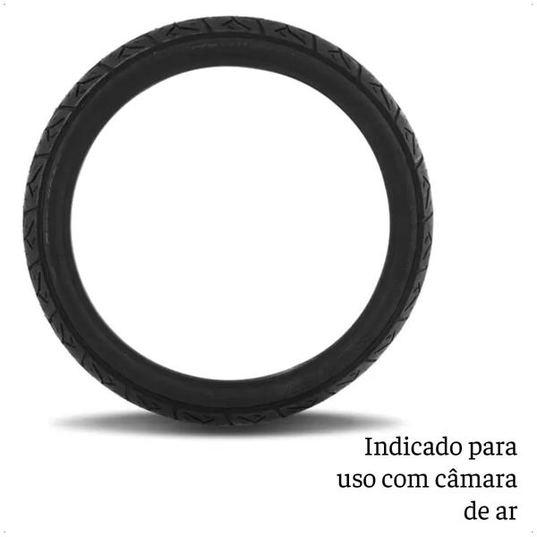 Imagem de Pneu de Moto Dianteiro Aro 17 2.50 Câmara de Ar Pro Tork - PND-02