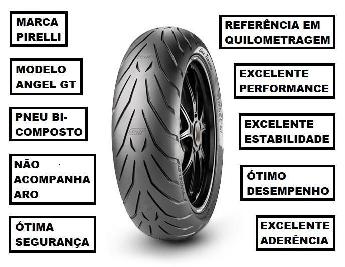 Imagem de Pneu De Moto Pirelli Traseiro 180/55-17 Angel GT CB 500 F