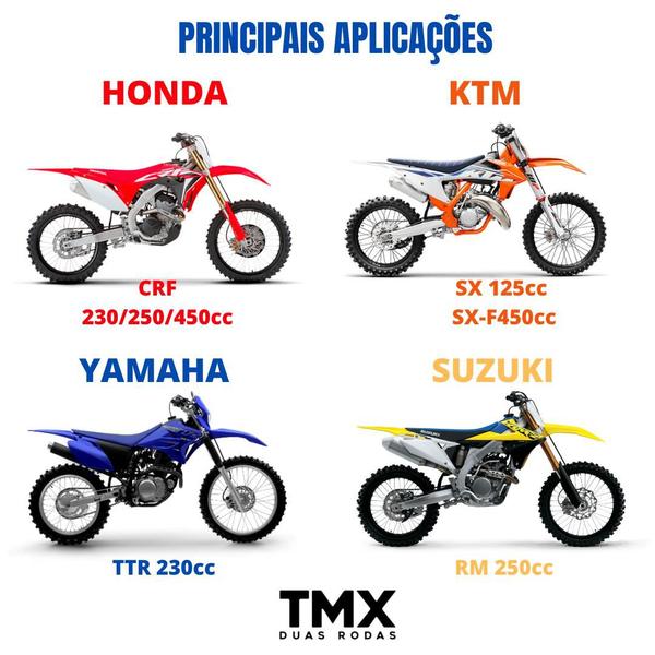 Imagem de Pneu Dianteiro CRF 230/250 KTM WR Gas Gas Xr 200/250 DT Rinaldi 300-21 SH31 Trilha Off Road Cross