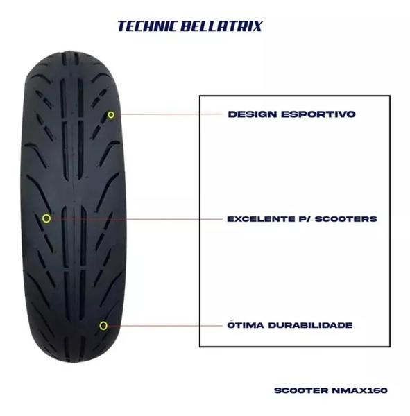 Imagem de Pneu Dianteiro Nmax 110/70-13 Technic Bellatrix 48s