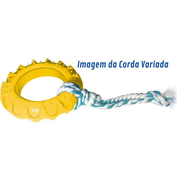 Imagem de Pneu Furacão Pet Off Road Dog Borracha Corda Amarelo N2