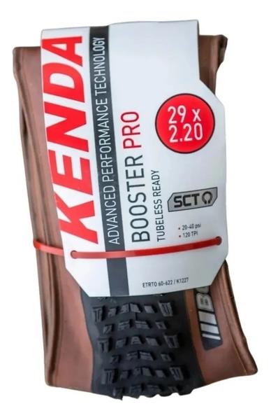 Imagem de Pneu Kenda Booster Pro 29 X 2.20 Sct Faixa Marrom 120tpi Cor Preto/marrom