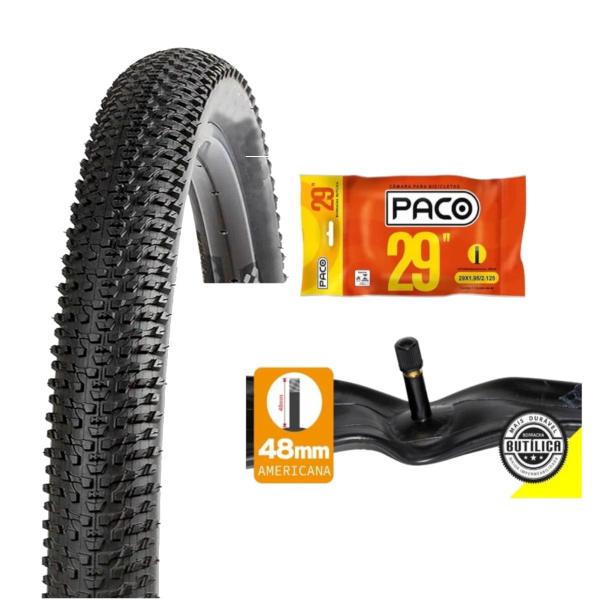 Imagem de Pneu Kenda Mountain Bike Aro 29 MTB + Camara Aro 29 MTB Paco