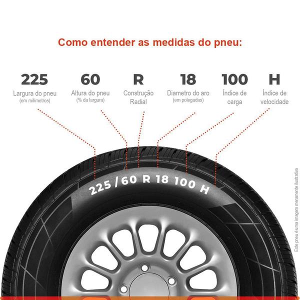 Imagem de Pneu Ling Long Aro 18 225/60R18 100H TL CrossWind 4x4 HP