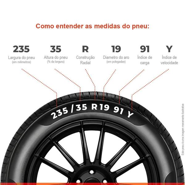 Imagem de Pneu Ling Long Aro 19 235/35r19 91Y TL AR200 Extra Load