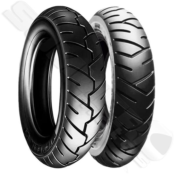 Imagem de Pneu Michelin 100/90-10 + Pirelli 90/90-12 - Elite 125