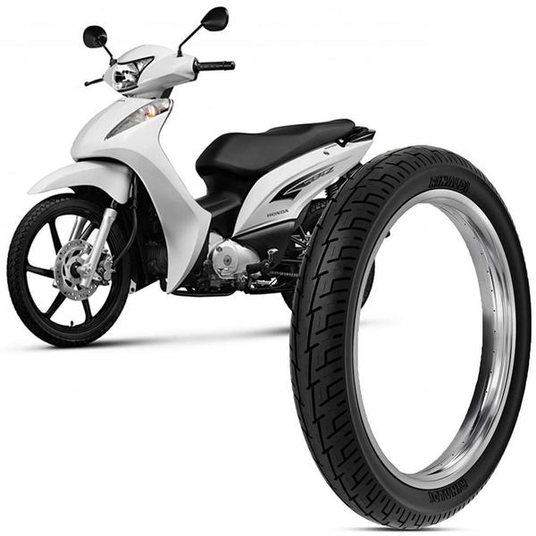 Imagem de Pneu Moto Biz 125 Rinaldi Aro 14 80/100-14 49L Traseiro BS32