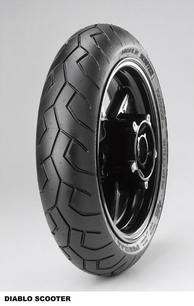 Imagem de Pneu moto dianteiro Pirelli 90/90-14 Diablo Scooter Tl 46p