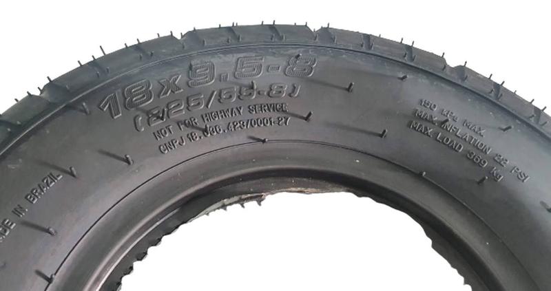 Imagem de Pneu Moto Elétrica Citycoco 225/55-8/ 18x9.5-8 Aro 8