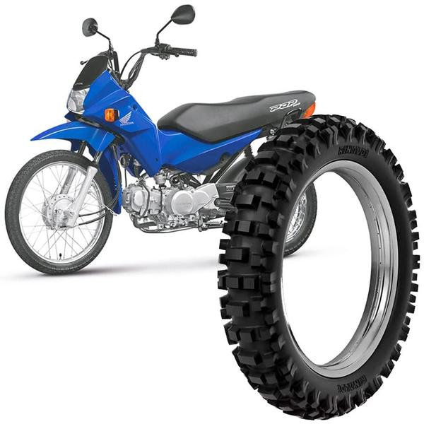 Imagem de Pneu Moto Pop 100 Rinaldi Aro 14 60/100-14 29m Traseiro Rmx 35