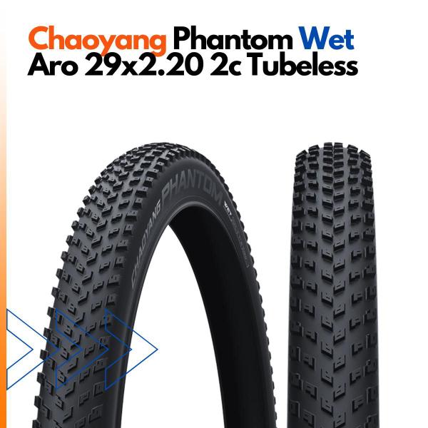 Imagem de Pneu Mtb Chaoyang Phantom Wet Aro 29 2.20 2c Tubeless Creme