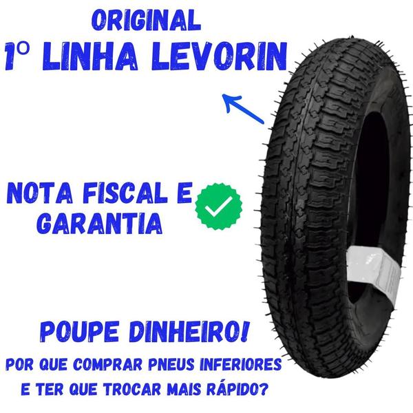 Imagem de Pneu Para Carrinho De Mão 3,25x8 Enduro 2 Levorin Carriola