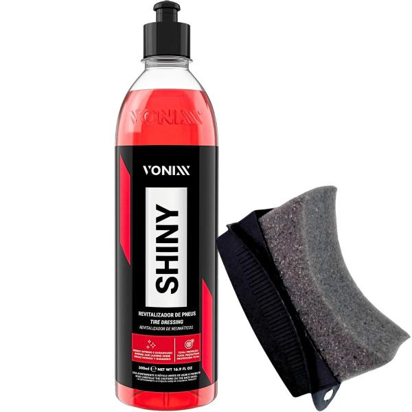 Pneu Pretinho Shiny Renovação Proteção e Brilho Intenso - VONIXX