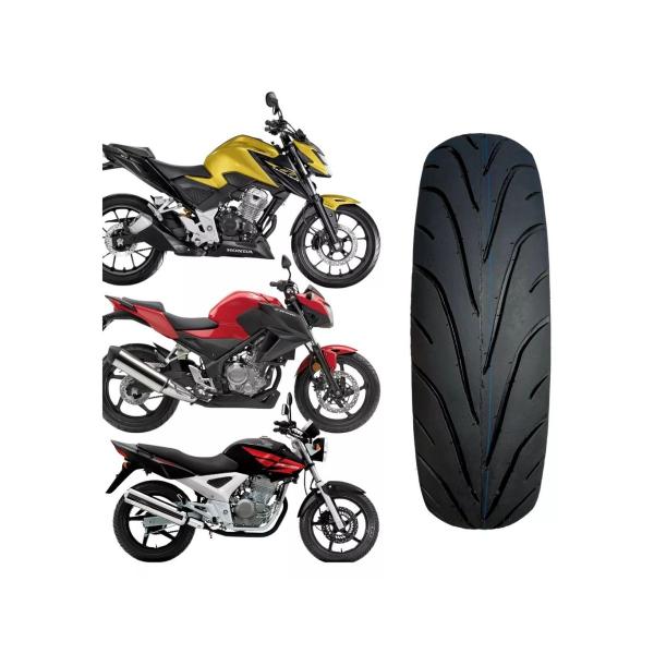 Imagem de Pneu Traseiro 140/70-17 CB 500 Fazer 250 Ninja 250 CBR 250 CB 300 Twister + BRlNDE (REDINHA)